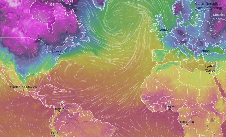 Ventusky weather Visualization